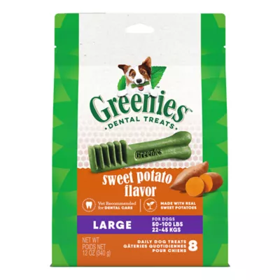 Product Greenies Large Natural Adult Dog Dental Treats - Sweet Potato