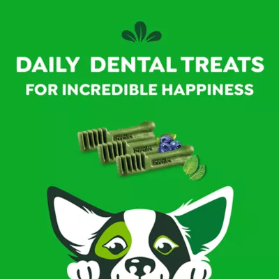 Product Greenies Petite Natural Adult Dog Dental Treats Variety Pack - Original, Minty & Blueberry