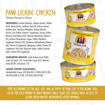 Product Weruva Classics Wet Cat Food - 10 oz, Shreds in Gravy