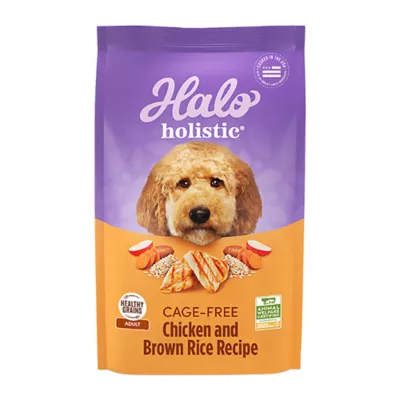 Product Halo Holistic Healthy Grains, Small Breed Adult Dry Dog Food - Chicken & Brown Rice Recipe