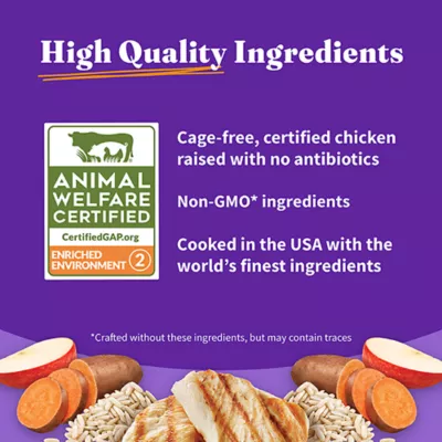 Product Halo Holistic Healthy Grains, Small Breed Adult Dry Dog Food - Chicken & Brown Rice Recipe