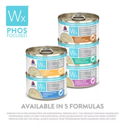 Product Weruva WX Wet Cat Food - Phos Focused, Pate in Hydrating Puree, 3 OZ