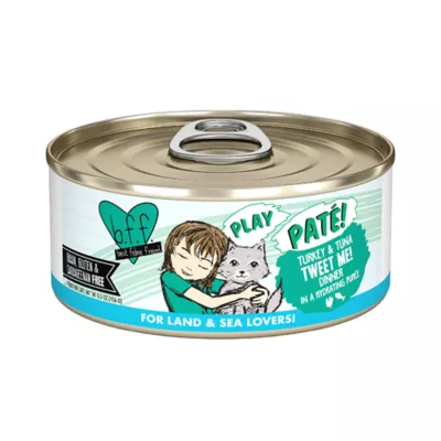 Product Weruva B.F.F. PLAY Pate! For Land & Sea Lovers Wet Cat Food - Pate in a Hydrating Puree, 5.5 OZ