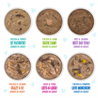 Product B.F.F. OMG Gravy! For Land & Sea Lovers Rainbow Road Wet Cat Food - Variety Pack, 12ct