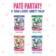 Product B.F.F. PLAY Pate! For Tuna Lovers Pate Partay! Wet Cat Food - Variety Pack, 12ct