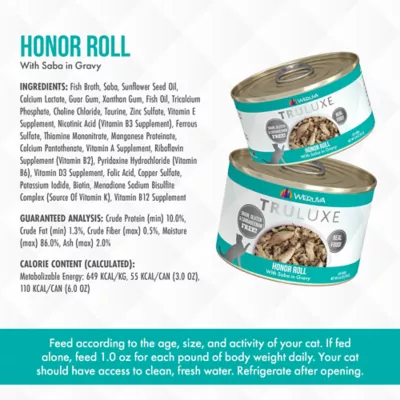 Product Weruva TruLuxe Wet Cat Food - Flaked in Gravy, 6 OZ