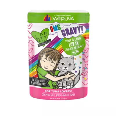 Product Weruva B.F.F. OMG Gravy! For Tuna Lovers Wet Cat Food - Minced in Gravy, 3 OZ