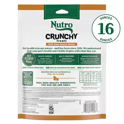 Product NUTRO Crunchy Adult Dog Treats - Peanut Butter