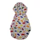 Product Hip Doggie Hooded Red & Umbrella Print Reversible Dog Raincoat