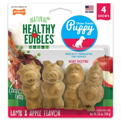 Product Nylabone® Healthy Edibles® Puppy Chew Dog Treats - Lamb & Apple