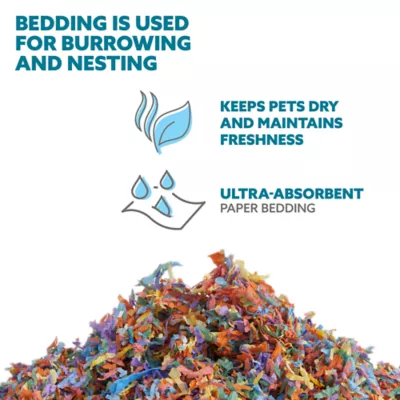 Product Full Cheeks™ Odor Control Small Pet Paper Bedding - Rainbow Party