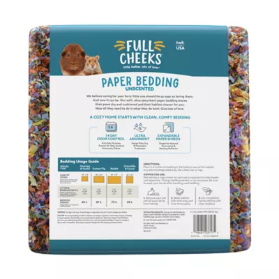 Product Full Cheeks™ Odor Control Small Pet Paper Bedding - Rainbow Party