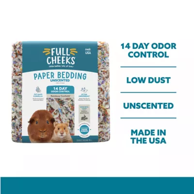 Product Full Cheeks™ Odor Control Small Pet Paper Bedding - Rainbow Confetti™