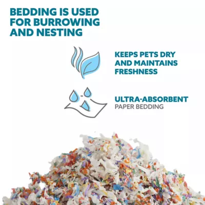 Product Full Cheeks™ Odor Control Small Pet Paper Bedding - Rainbow Confetti™