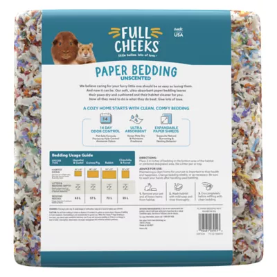 Product Full Cheeks™ Odor Control Small Pet Paper Bedding - Rainbow Confetti™