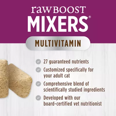 Product Instinct® Rawboost Mixers® Multivitamin Adult Freeze Dried Cat Food Topper - Natural, Grain Free