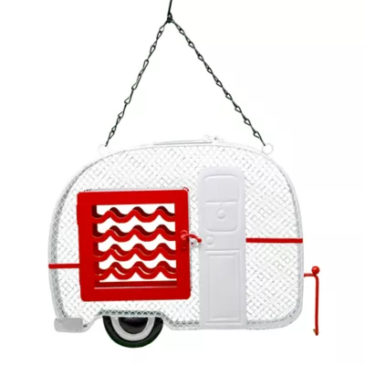 Product Gift Essentials Cozy Camper Seed & Suet Mesh Bird Feeder
