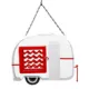 Product Gift Essentials Cozy Camper Seed & Suet Mesh Bird Feeder