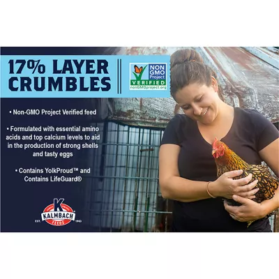 Product Kalmbach Feeds® Non-GMO 17% Layer Crumbles