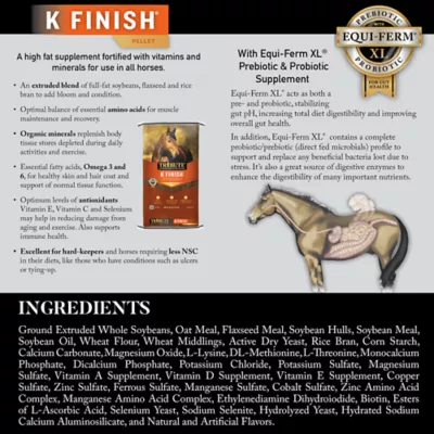 Product Tribute Equine Nutrition® K Finish® Fat Supplement