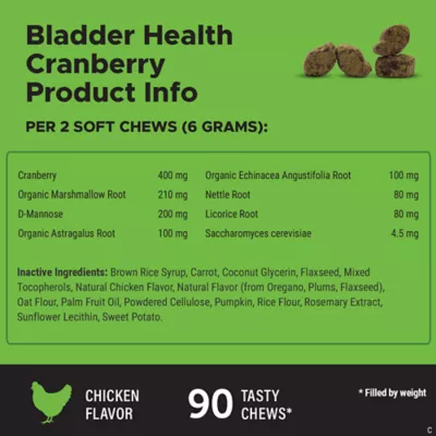 Product Pet Honesty Bladder Health Cranberry