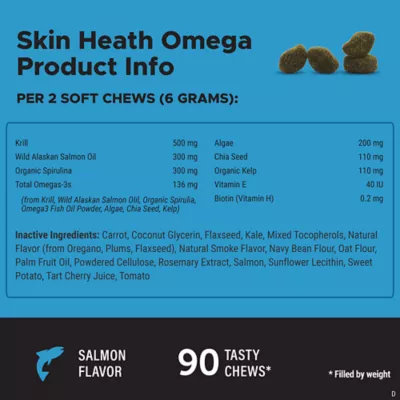 Product Pet Honesty Skin Health Omega Soft Chews