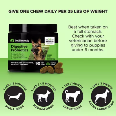 Product Pet Honesty Digestive Probiotics - Soft Chews