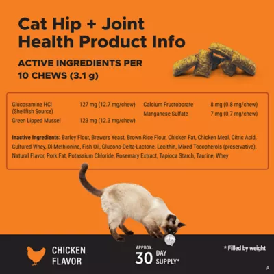 Product Pet Honesty Hip & Joint Chews Supplement for Cats