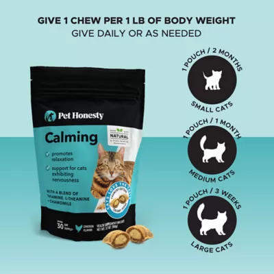 Product Pet Honesty Calming Chews for Cats