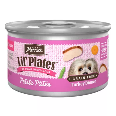Product Merrick Lil' Plates Grain Free Petite Pates Small Breed Adult Wet Dog Food - Natural, 3 oz