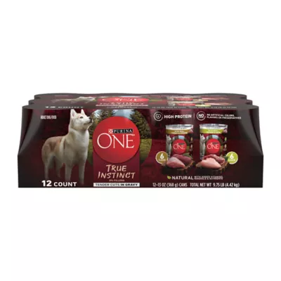 Product Purina ONE® True Instinct Adult Wet Dog Food - High-Protein, Natural, 11.65 lb., Variety Pack