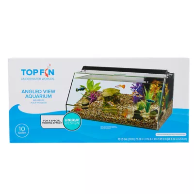 Product Top Fin® 10 Gallon Angled Aquarium