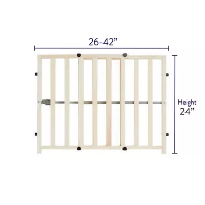 Product Top Paw® Expandable Wooden Pet Gate