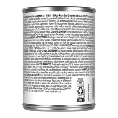 Product Royal Canin Size Health Nutrition Medium Puppy Thin Slices in Gravy Wet Dog Food, 13 oz.
