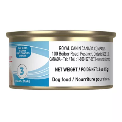 Product Royal Canin Size Health Nutrition X-Small Puppy Thin Slices in Gravy Wet Dog Food, 3 oz.