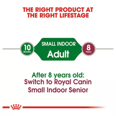 Product Royal Canin Size Health Nutrition Small Indoor Adult Dog Dry Food - Skin & Coat Health, 2.5 lb