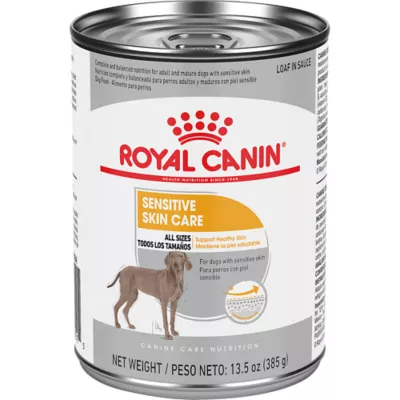 Product Royal Canin Sensitive Skin Care Loaf in Sauce Adult Wet Dog Food - Skin & Coat Health, 13.5 Oz.