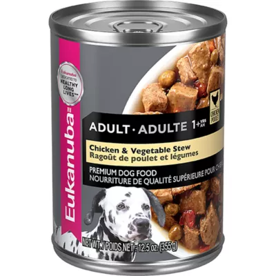 Product Eukanuba™ Chicken & Vegetable Stew Chunks in Gravy Adult Wet Dog Food - 12.5 Oz.