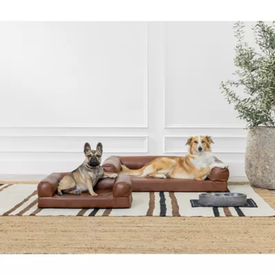 Product  Nate & Jeremiah Faux Leather Couch Pet Bed