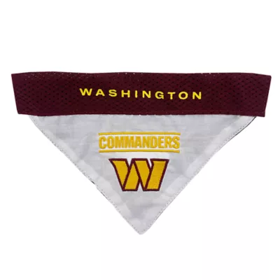 Product Pets First Washington Commanders Reversible Pet Bandana