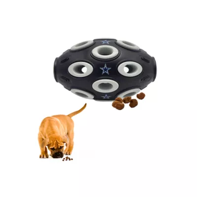 Product Pets First Dallas Cowboys Treat Dispenser Dog Toy