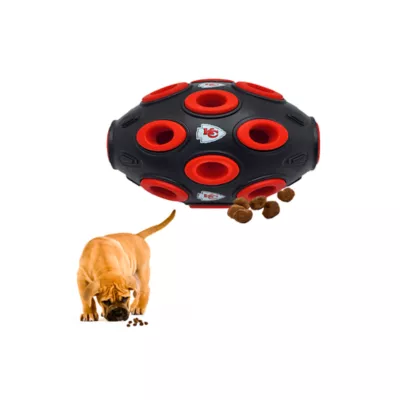 Product Pets First Kansas City Chiefs Treat Dispenser Dog Toy