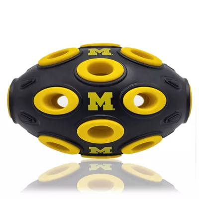 Product Pets First Michigan Wolverines Treat Dispenser Dog Toy