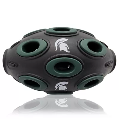 Product Pets First Michigan State Spartans Treat Dispenser Dog Toy
