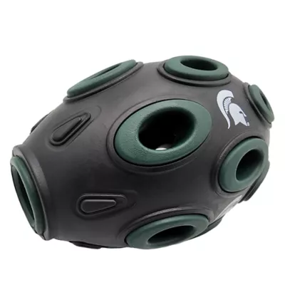 Product Pets First Michigan State Spartans Treat Dispenser Dog Toy
