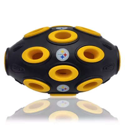 Product Pets First Pittsburgh Steelers Treat Dispenser Dog Toy