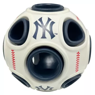 Product Pets First New York Yankees Treat Dispenser Dog Toy