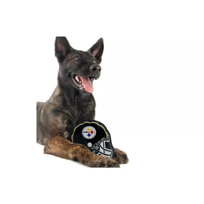 Product Pets First Pittsburgh Steelers Helmet Tough Dog Toy