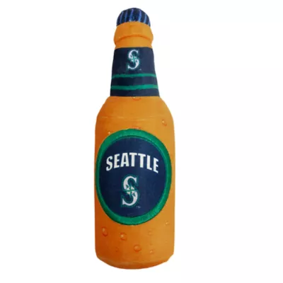 Product Pets First Seattle Mariners Plush Bottle Dog Toy