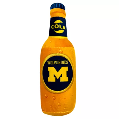 Product Pets First Michigan Wolverines Plush Bottle Dog Toy